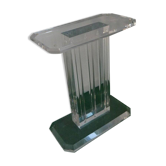 Sculptural base for acrylic glass table, Italy, 2000s