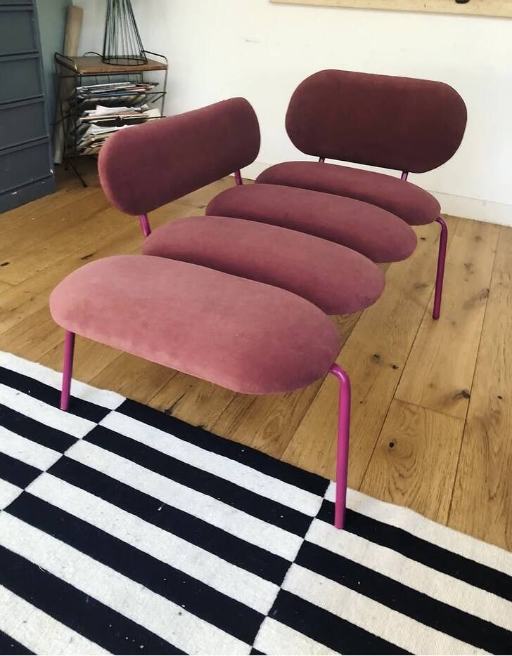 Velvet Chaise Lounge