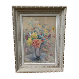 Watercolor bouquet of flowers