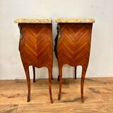 Pair of Louis XV style bedside table