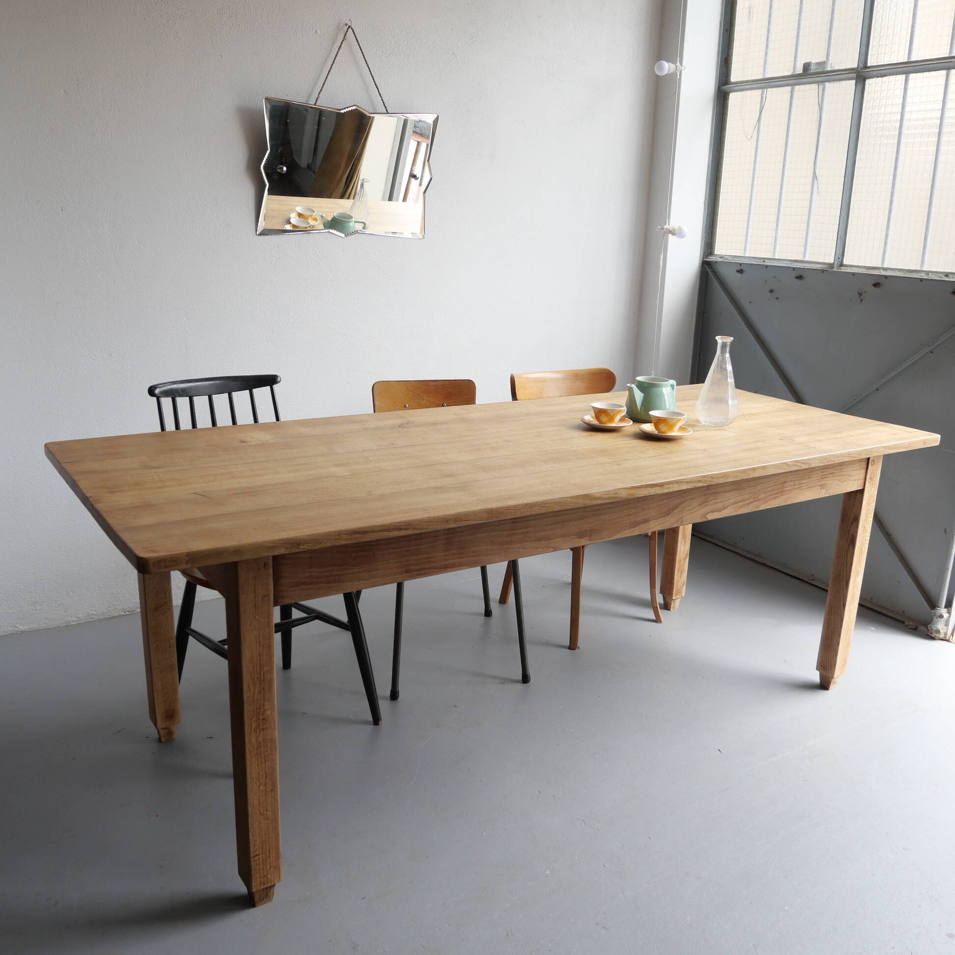 Renovated farmhouse table