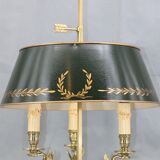 Empire style solid bronze hot water bottle lamp