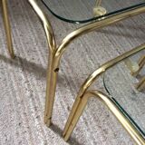 Series of 3 pull-out tables from the 70s