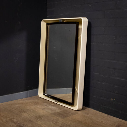 Vintage rectangular Allibert mirror