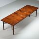 Arne Vodder large dining table in rosewood model 201 Sibast Denmark 1960