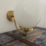 New electrified vintage globe wall lamp