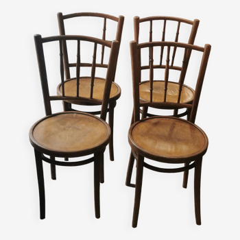 Lot de 4 chaises bistrot