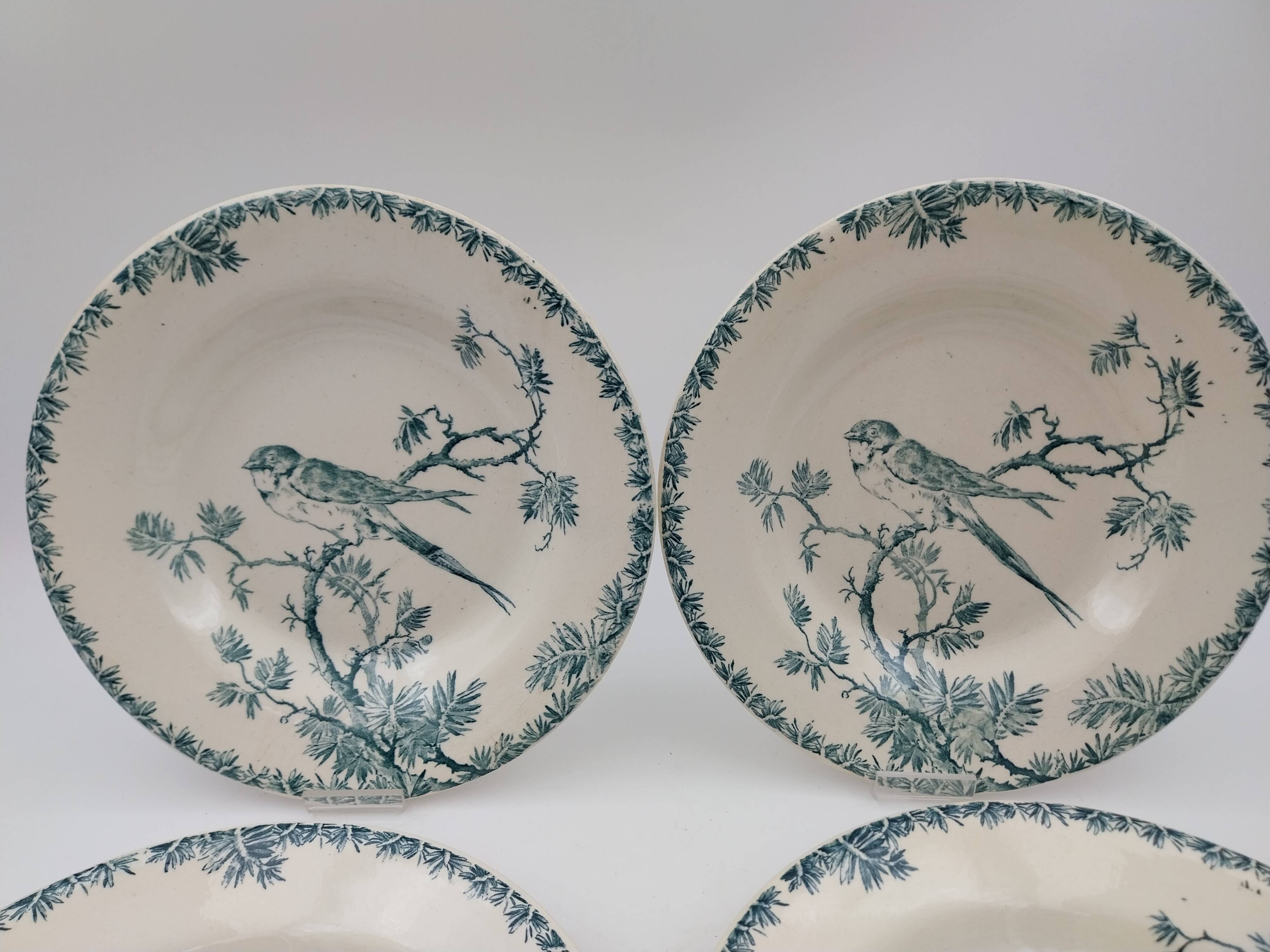 10 Gien deep plates, Provencal model