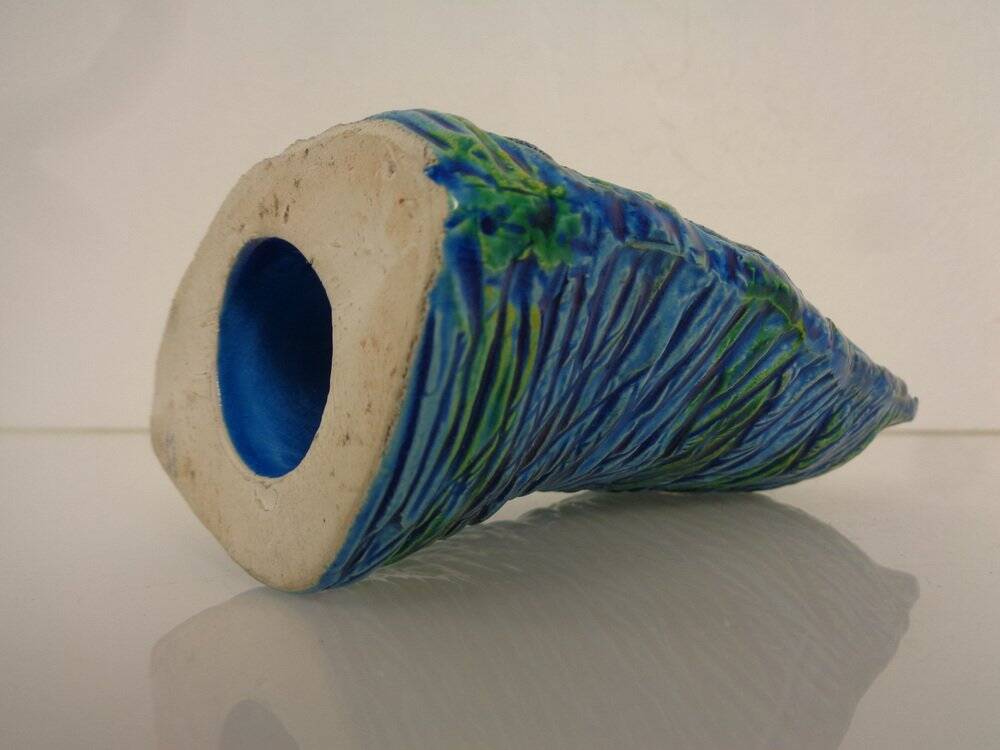Ceramic Rimini Blu Owl by Aldo Londi for Bitossi, 1960s