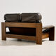 Leather sofa set model 757 by Harry de Groot for Leolux, set of 3.