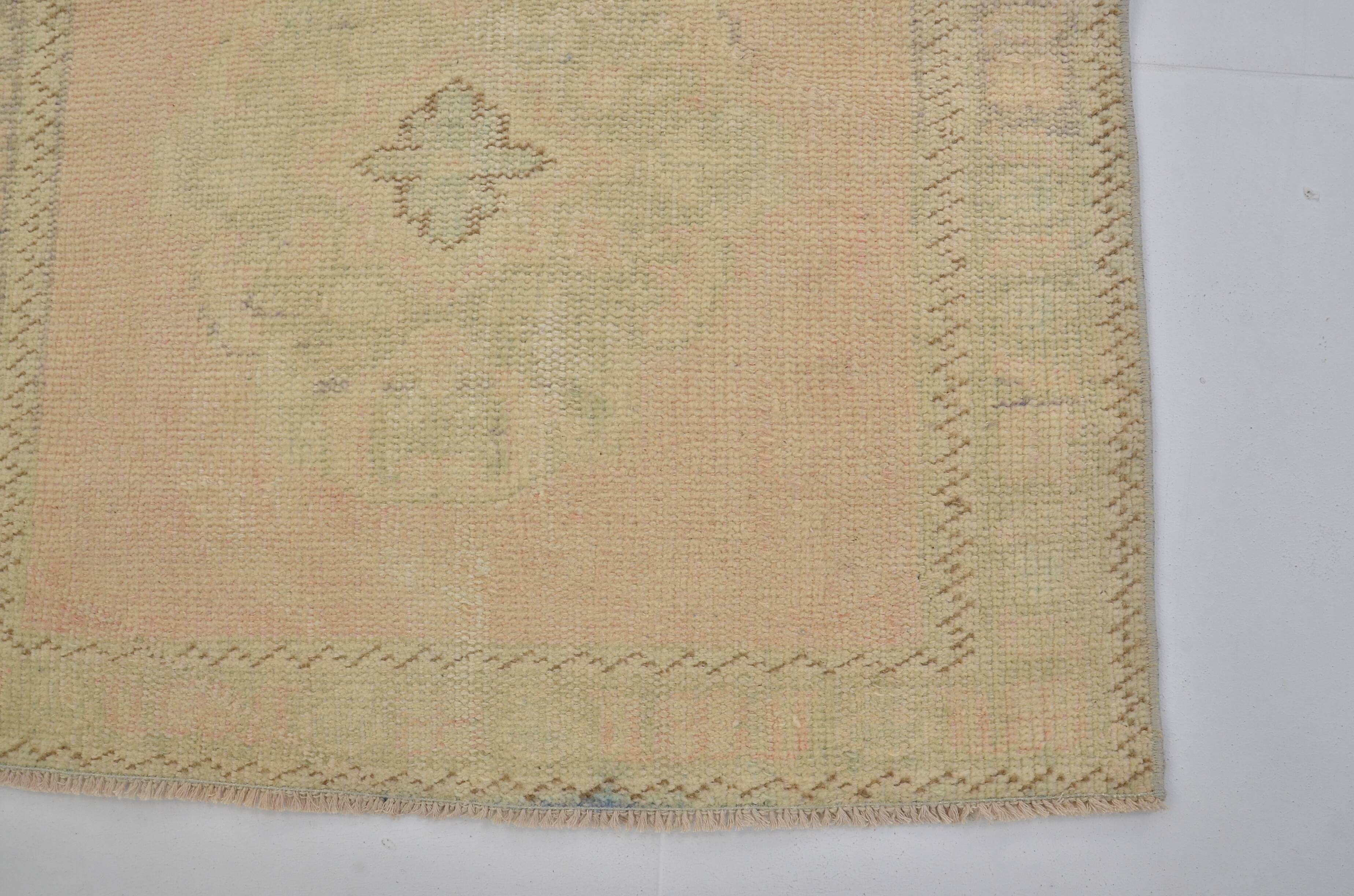 Oushak Vintage Handknotted Runner Rug sku 2295