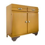 Low style Mado sideboard restyled yellow