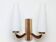 Brass wall light
