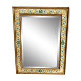 Italian mirror 1960 in gild wood
