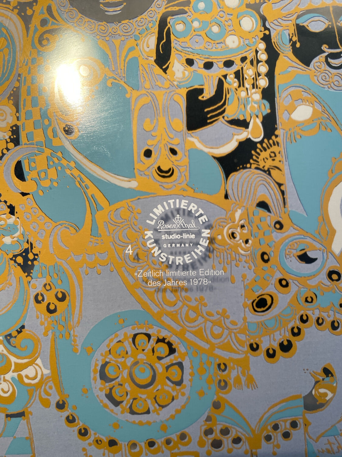 Pair of wall plates Rosenthal Studio Linie – Björn Wiinblad