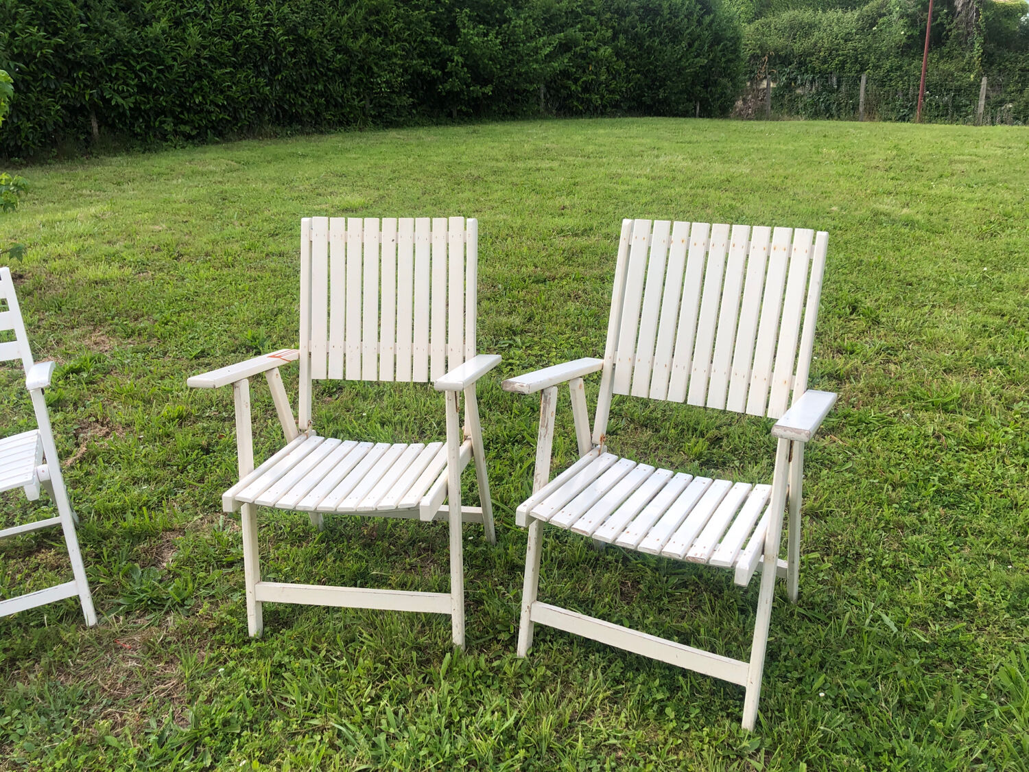 5 fauteuils de jardin 1970-1980