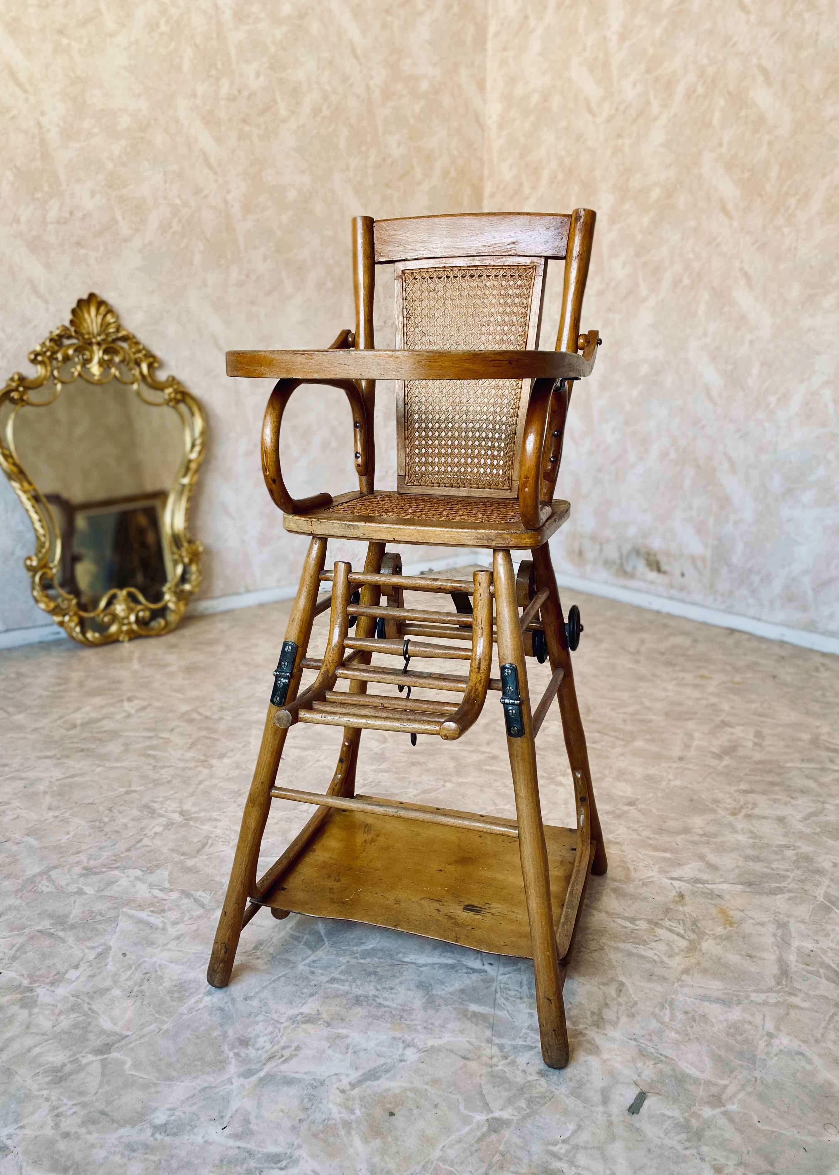 Vintage children's high chair