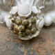 Gold wall lamp console