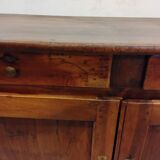 Meuble de métier,  ancien comptoir de mercerie