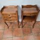 Pair of Louis XV style bedside tables in cherry wood