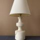 Antique marble table lamp
