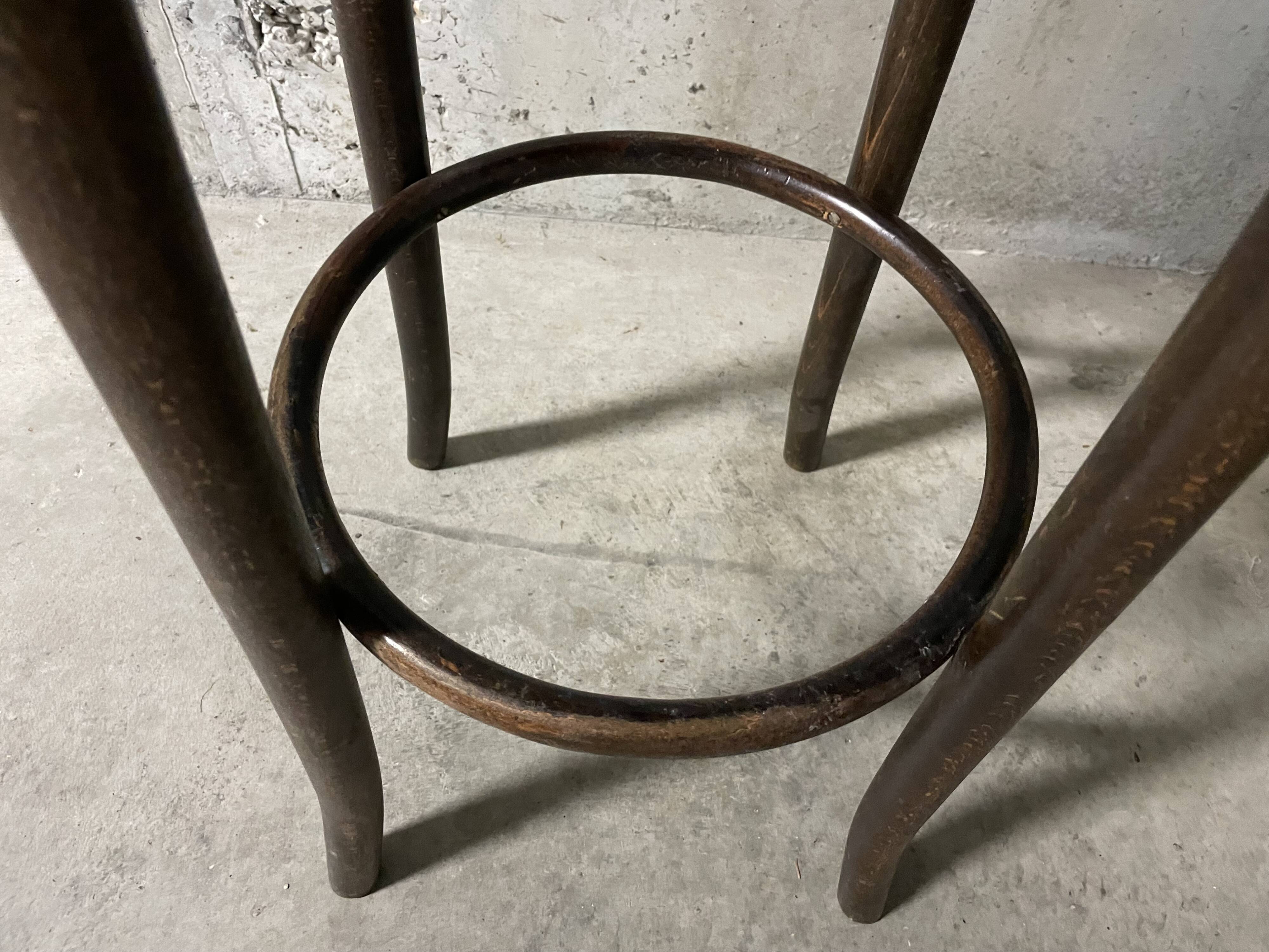 Cane bar stool