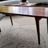 Scandinavian-style teak coffee table