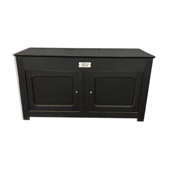 Buffet bas patine noire