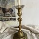 Large antique bronze candle holder 26 cm Louis XV style