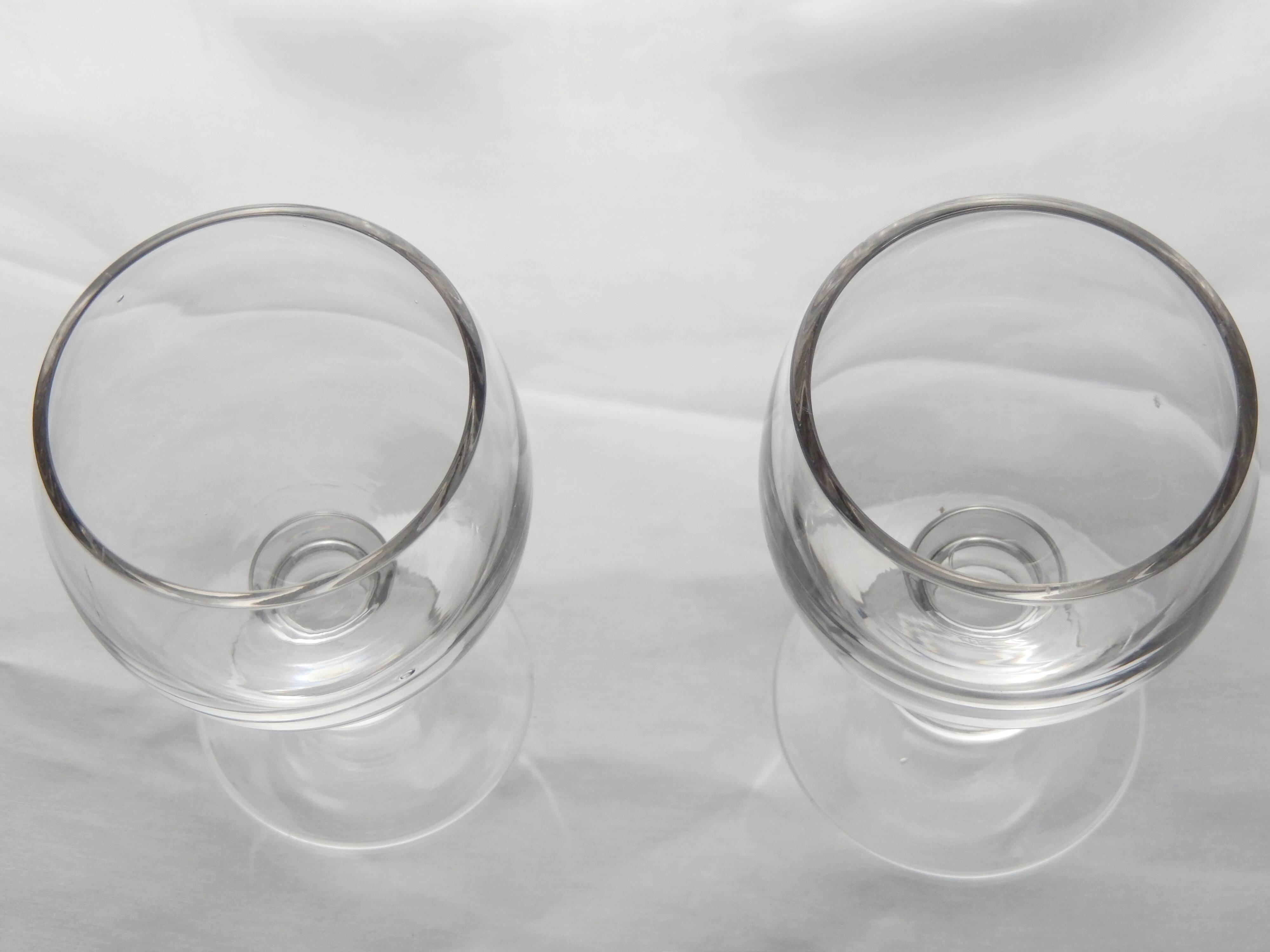 Verres à liqueur ancien. Lot de 2 pièces