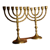 Paire de Menorah