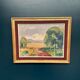 Original Swedish Oil On Canvas – “Landscape” By Ragnar Falk – Signed
