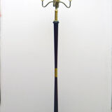 1950's floor lamp in mahogany and brass