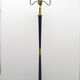 1950's floor lamp in mahogany and brass