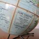 World map, terrestrial globe, Girard & Barrère edition, 1960s-70s