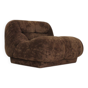 Fauteuil italien vintage - marron