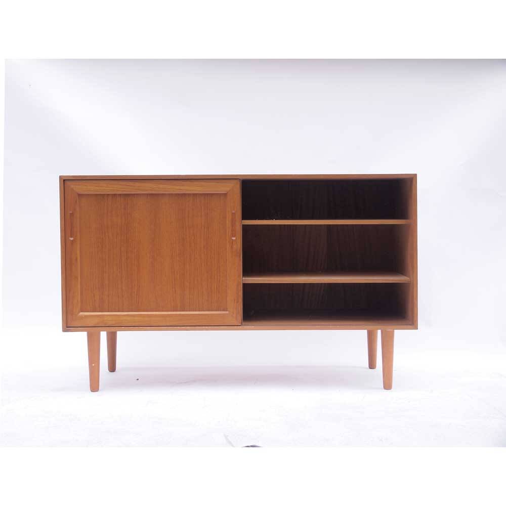 Small Scandinavian sideboard vintage Denmark sliding doors