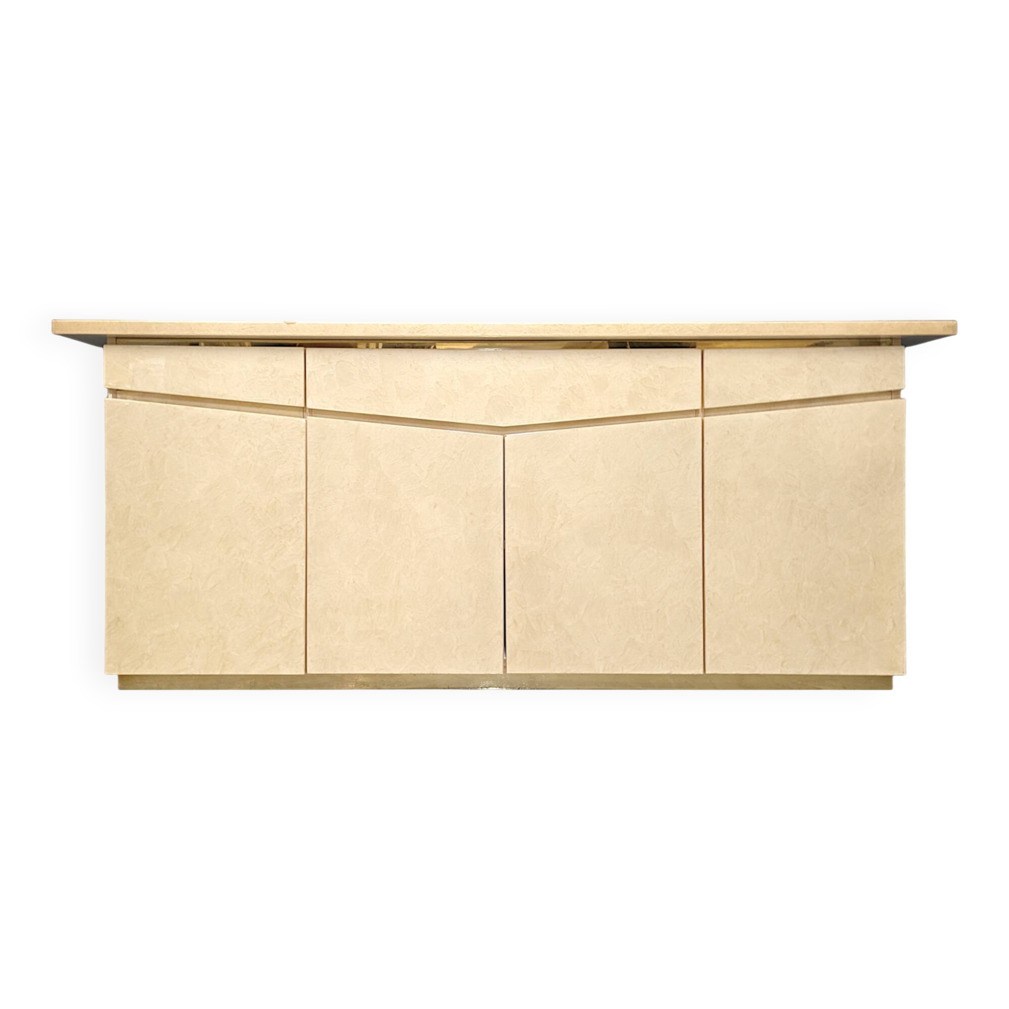 Buffet laqué blanc Eric Maville