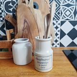 Grey Poupon stoneware mustard pot