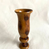 Vase Médicis en bois d'olivier
