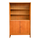 Golden oak bookcase 60s