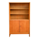 Bibliothèque chêne doré années 60