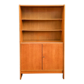 Golden oak bookcase 60s