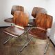 Ensemble de 4 chaises Kusch+Co Flötotto, années 1960.