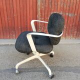 Armchair on wheels by Morrison & Hannah edition Knoll
