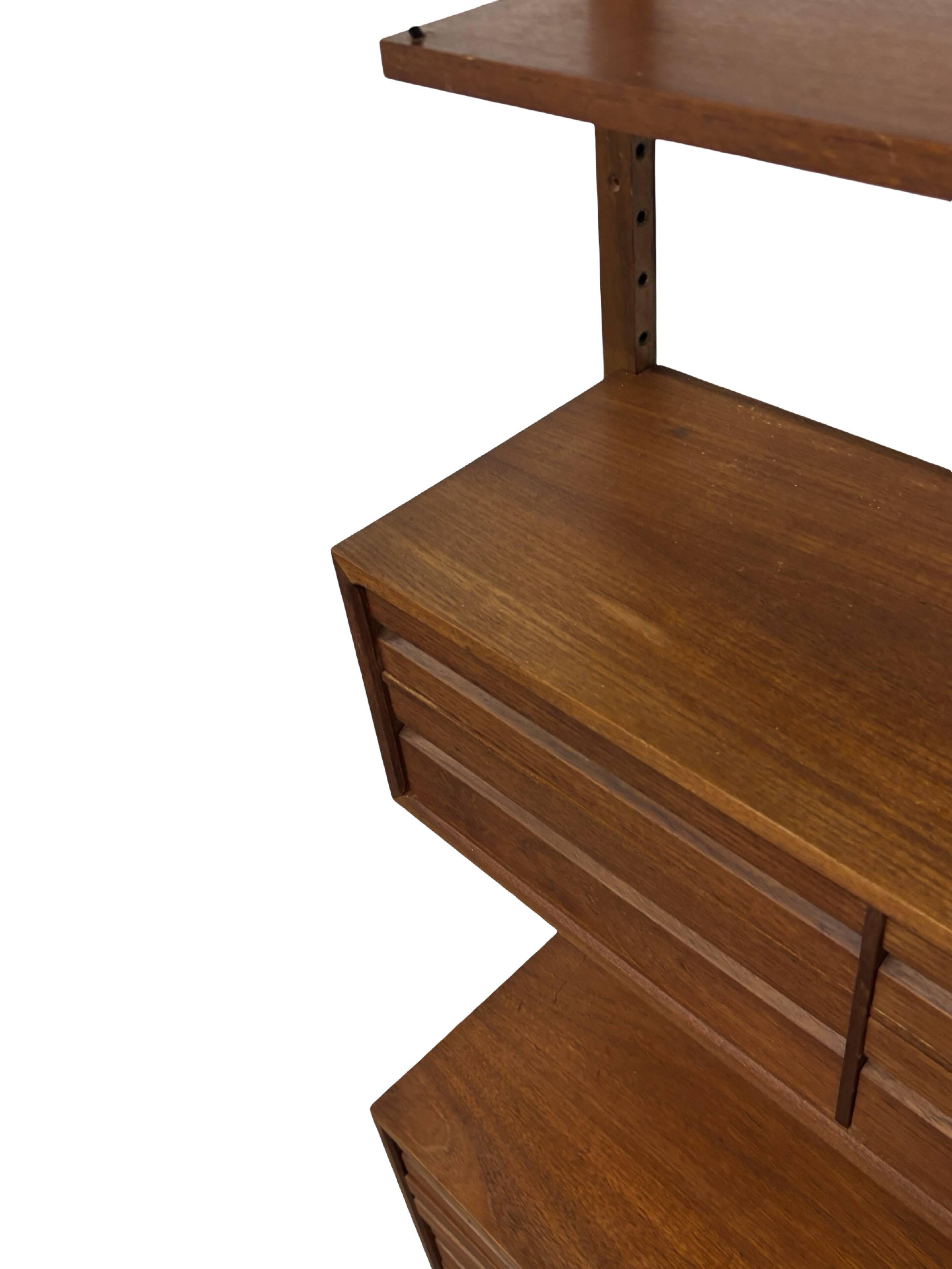 Vintage Poul Cadovius Royal System wall system wall unit