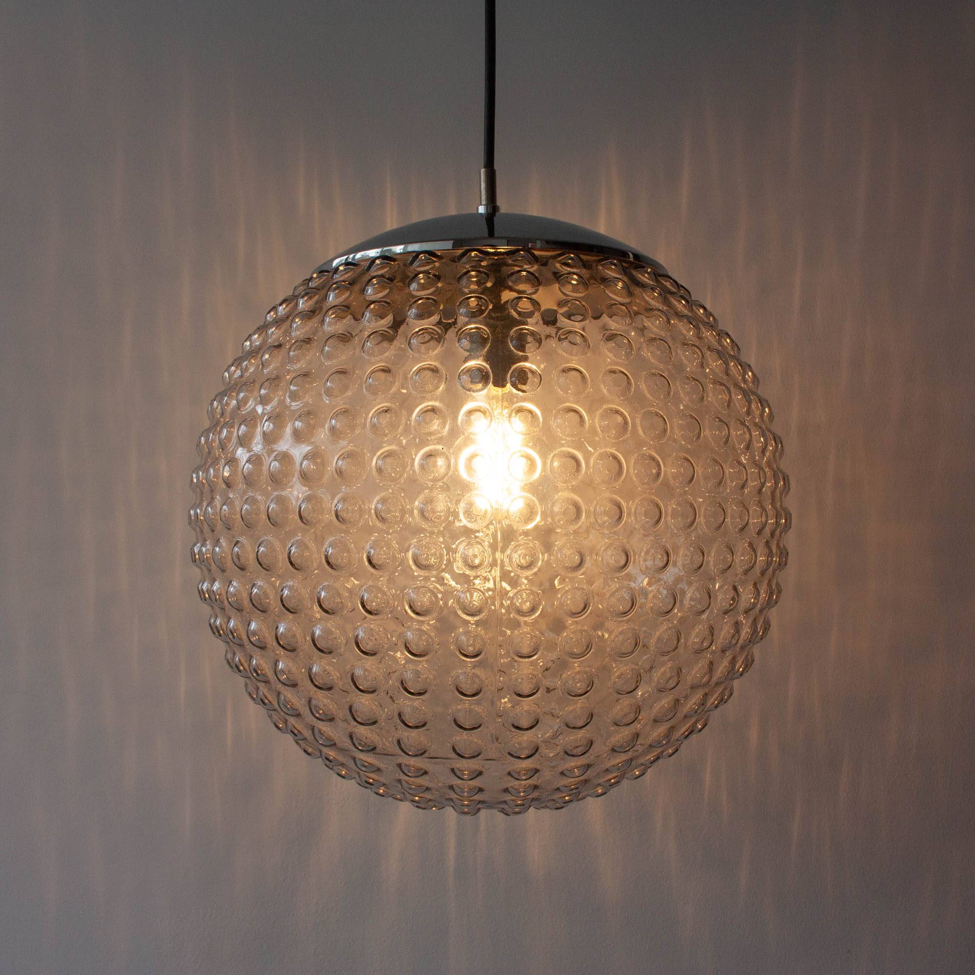 Large Model P117 Pendant Lamp by Rolf Krüger for Staff, 1970s