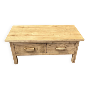 Table basse 2 tiroirs