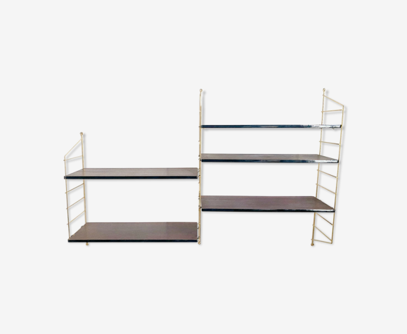 Double système d'étagères modulables
