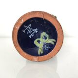 Small blue vase with birds